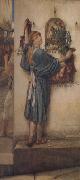 Alma-Tadema, Sir Lawrence A Street Altar (mk23) oil